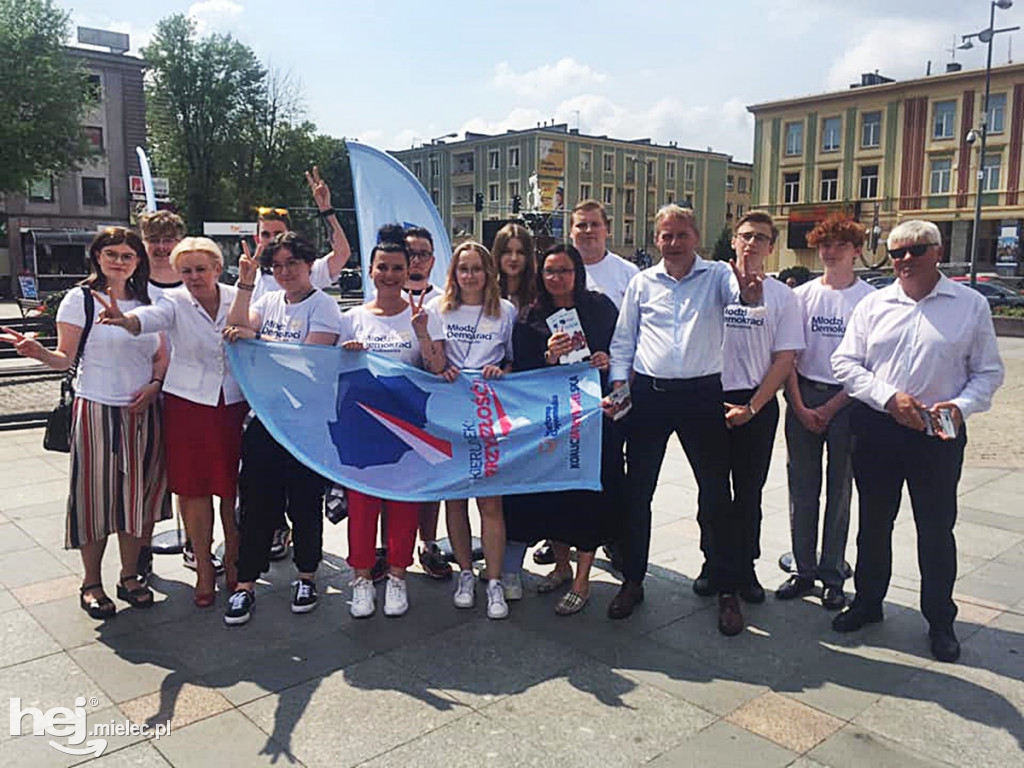 Akcja Koalicji Obywatelskiej w Mielcu