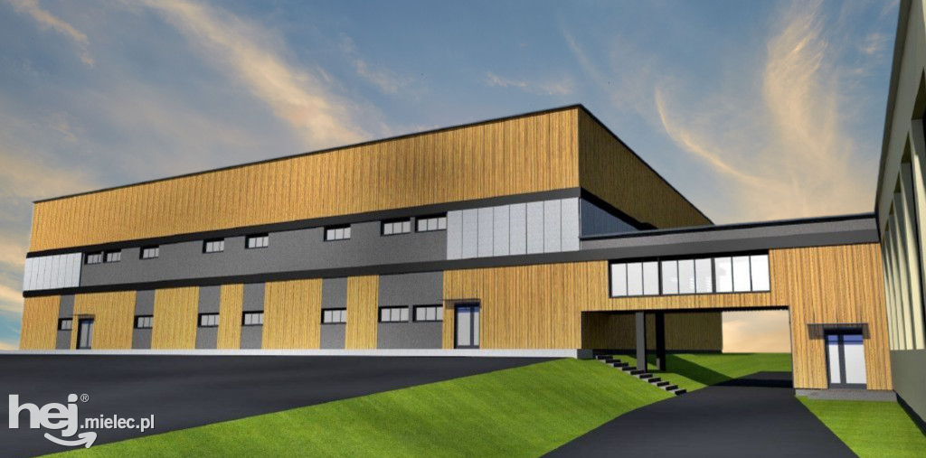 Projekt hali sportowej przy II Liceum Ogólnokształcącym