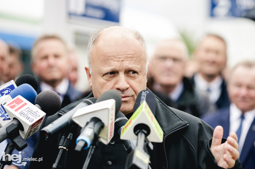 Oficjalne powitanie pociągu pasażerskiego