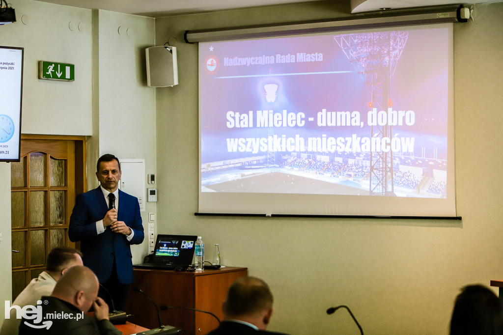 Nadzwyczajna sesja Rady Miejskiej w sprawie FKS Stal Mielec