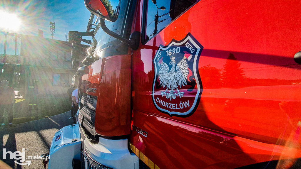 Nowy wóz OSP KSRG Chorzelów