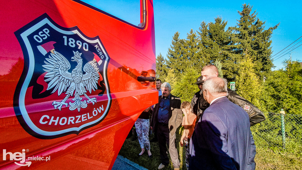 Nowy wóz OSP KSRG Chorzelów