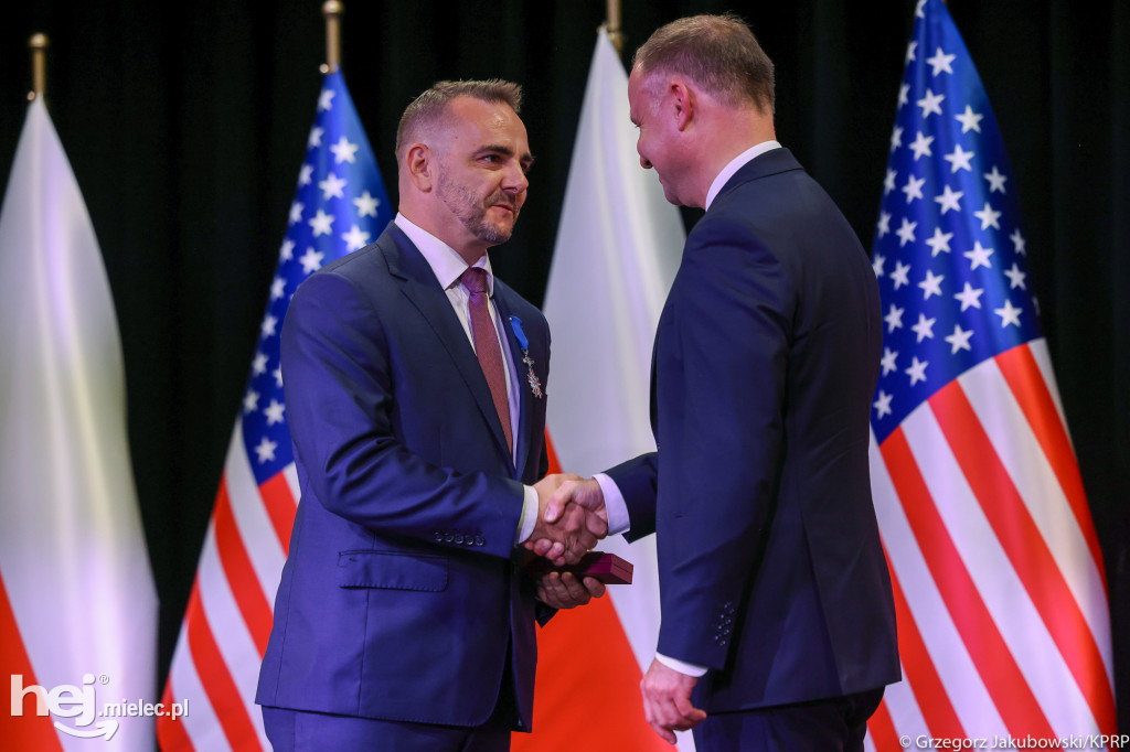 Mielczanin odznaczony w USA Krzyżem Kawalerskim Orderu Zasługi RP