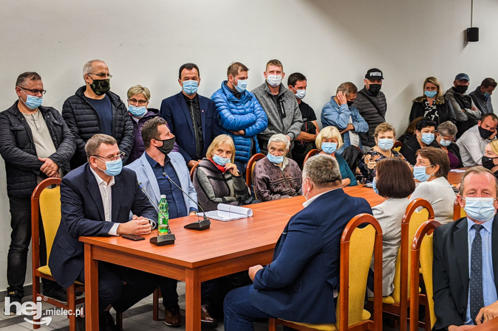 Protest mieszkańców ws. budowy przeładowni firmy Empol