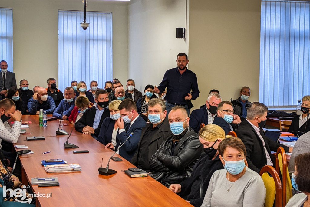 Protest mieszkańców ws. budowy przeładowni firmy Empol