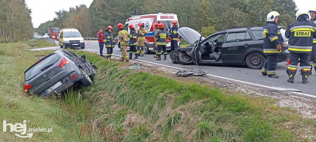 Seria wypadków i kolizji na podmieleckich drogach