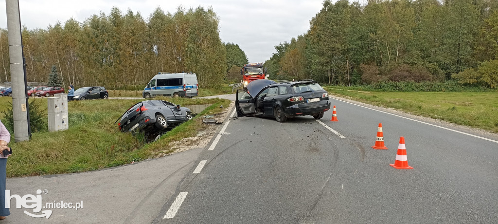 Seria wypadków i kolizji na podmieleckich drogach