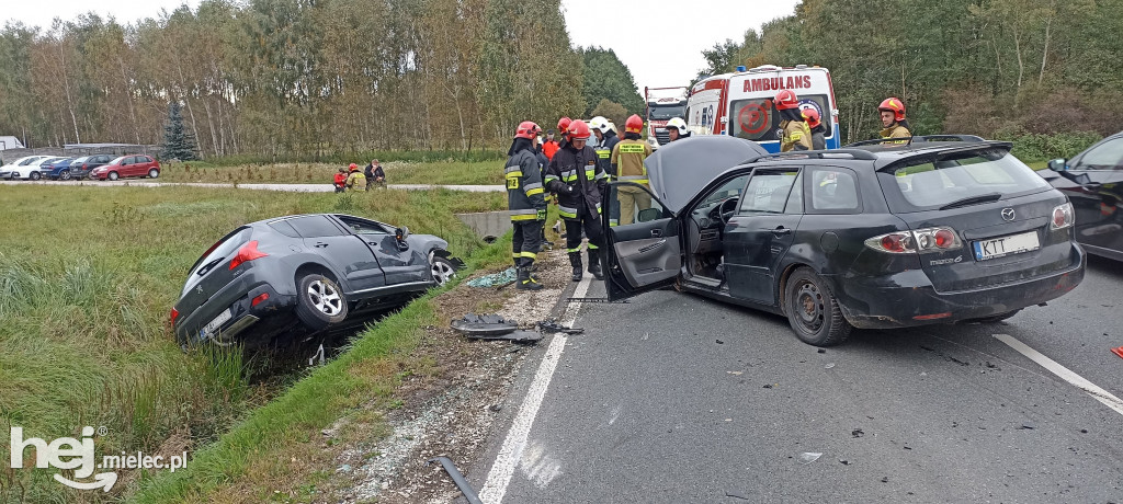 Seria wypadków i kolizji na podmieleckich drogach