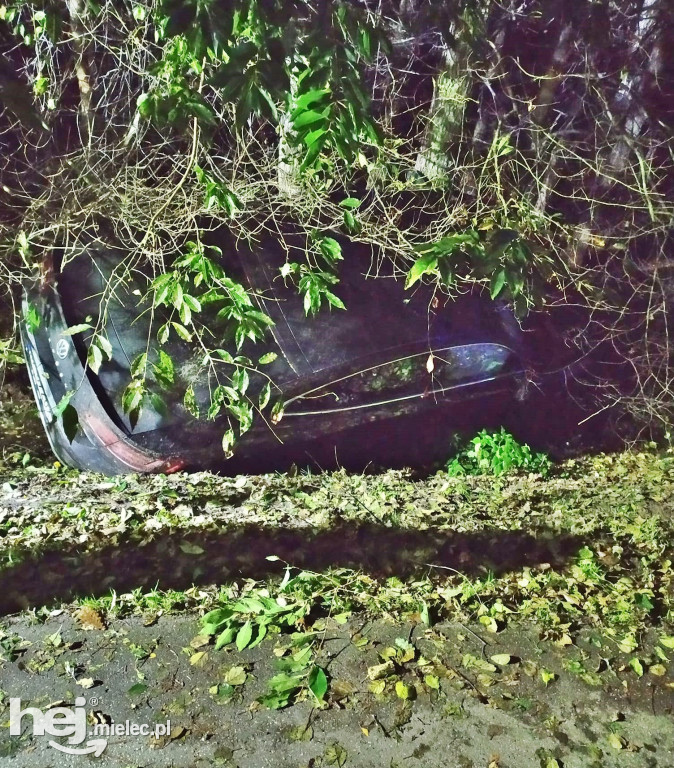 Seria wypadków i kolizji na podmieleckich drogach