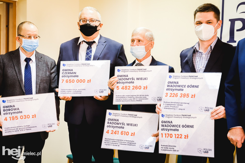 Polski Ład - pieniądze dla samorządów powiatu mieleckiego