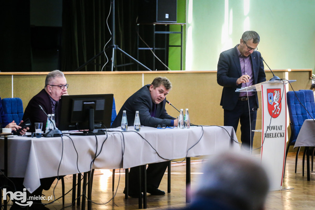 Sesja Rady Powiatu Mieleckiego - 25 października 2021