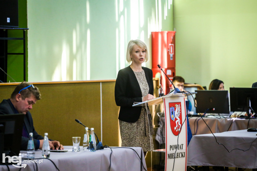 Sesja Rady Powiatu Mieleckiego - 25 października 2021