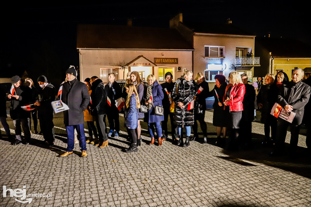 Ogień Niepodległości i marszałek Piłsudski w Przecławiu
