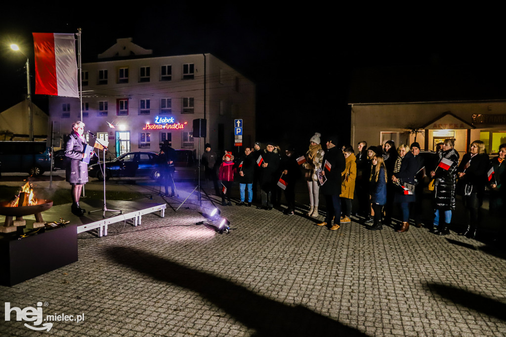 Ogień Niepodległości i marszałek Piłsudski w Przecławiu