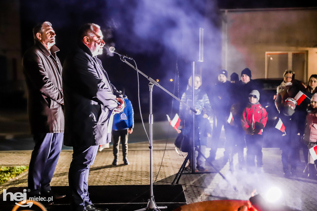 Ogień Niepodległości i marszałek Piłsudski w Przecławiu