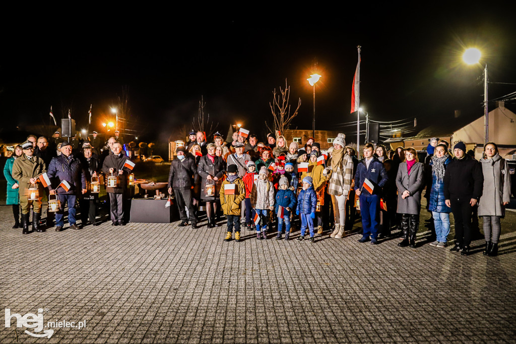 Ogień Niepodległości i marszałek Piłsudski w Przecławiu