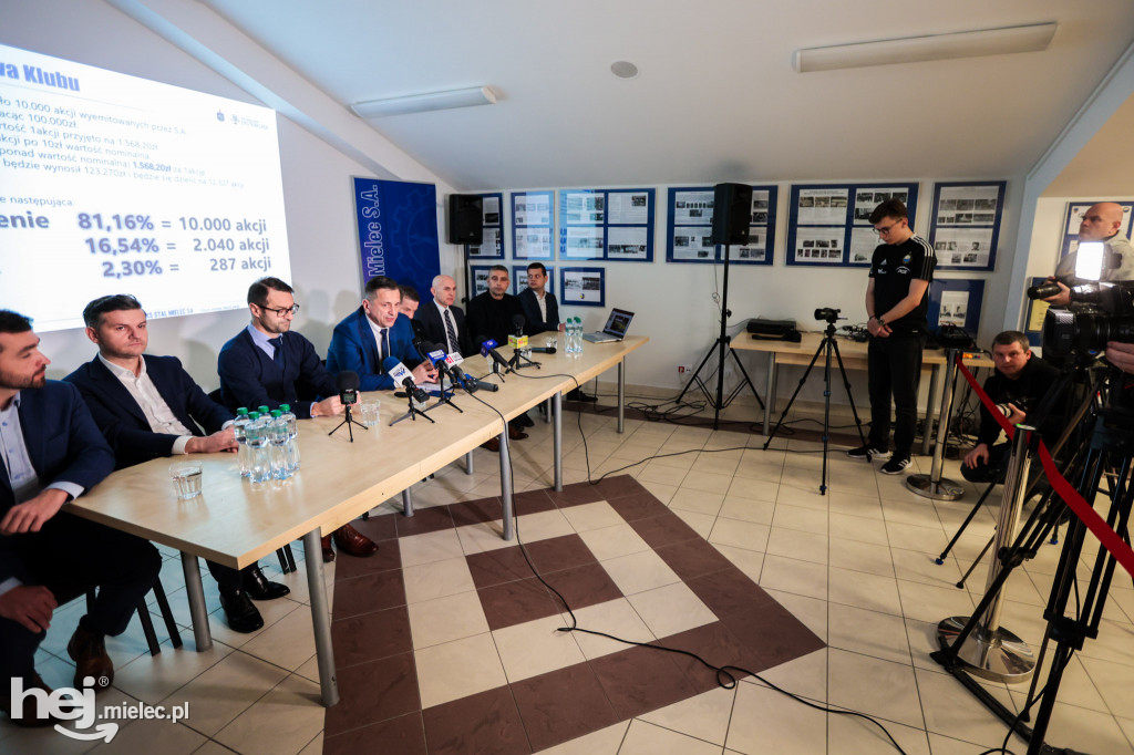 Mielecki biznes ratuje FKS Stal. Konferencja prasowa