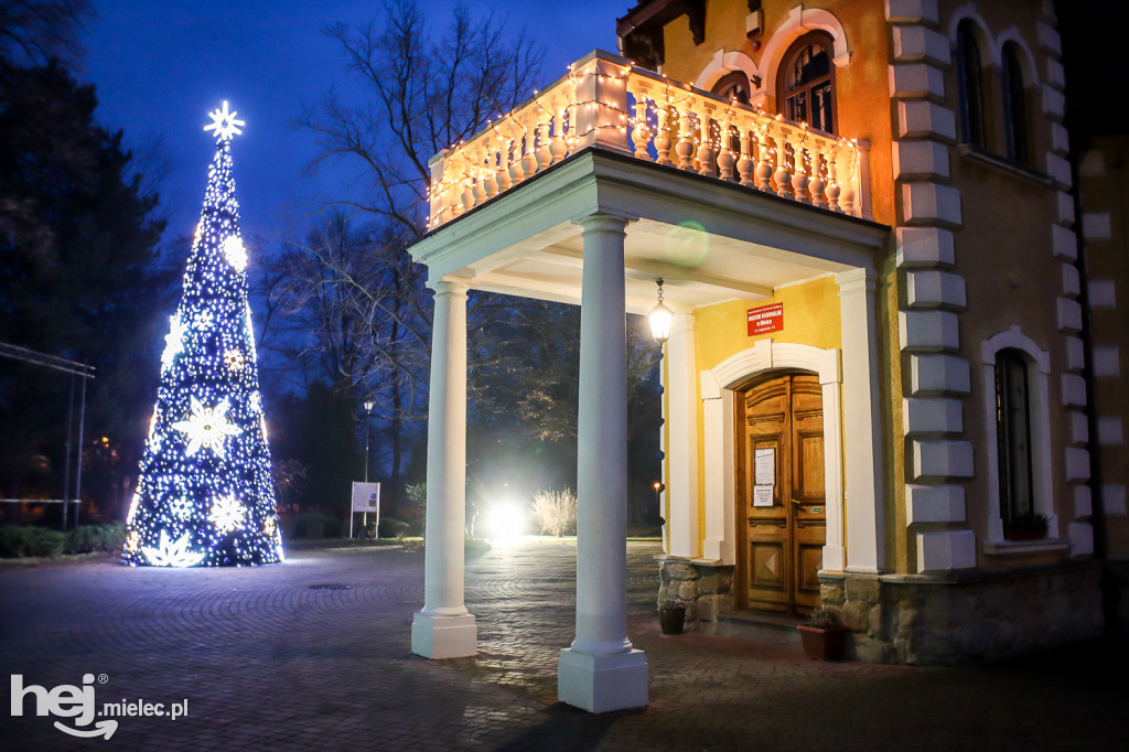 Świąteczne iluminacje na ulicach Mielca