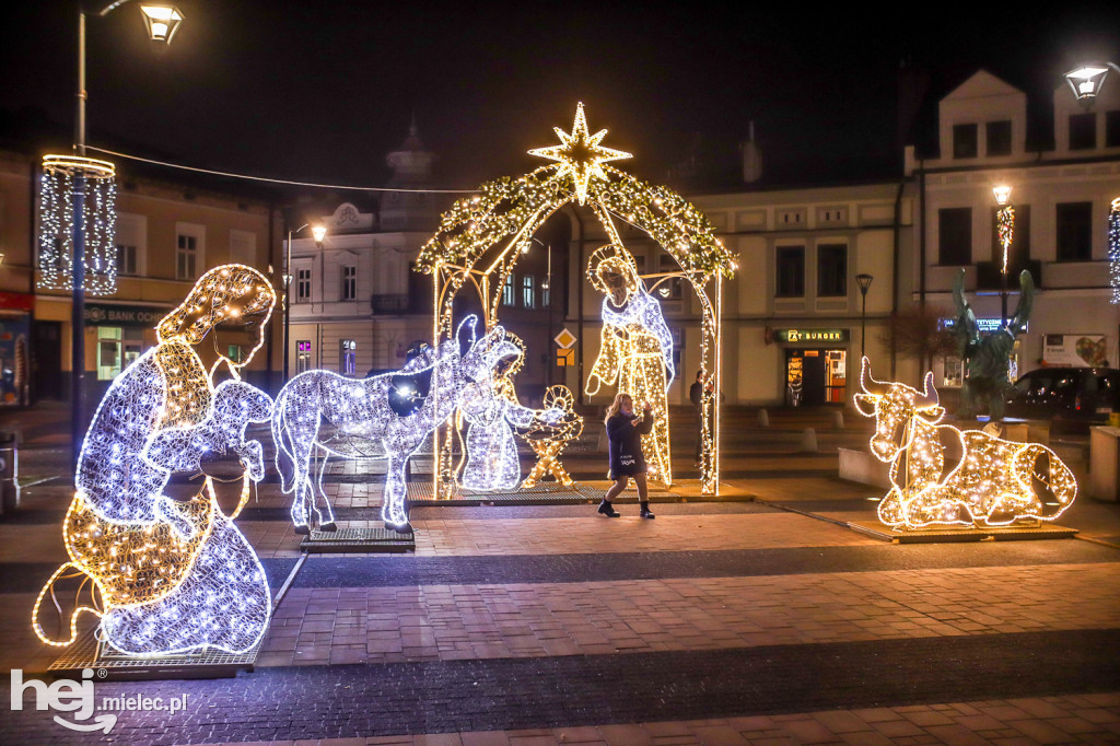 Świąteczne iluminacje na ulicach Mielca