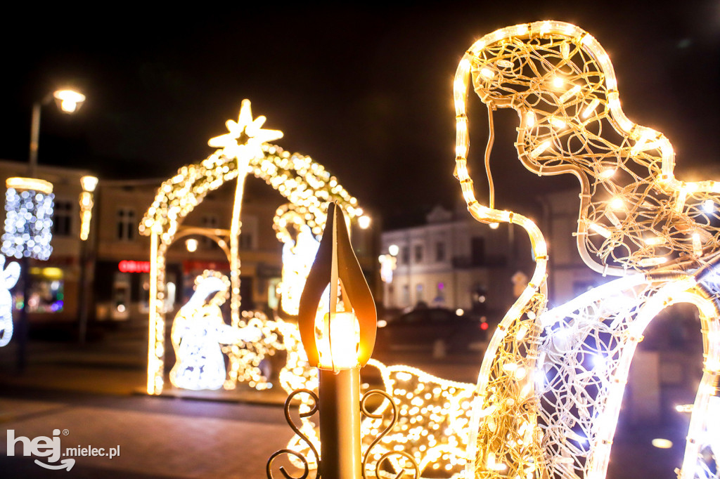 Świąteczne iluminacje na ulicach Mielca