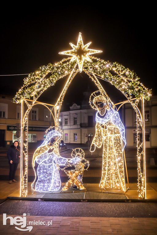 Świąteczne iluminacje na ulicach Mielca