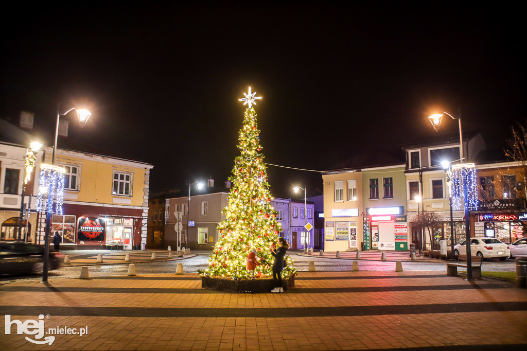Świąteczne iluminacje na ulicach Mielca