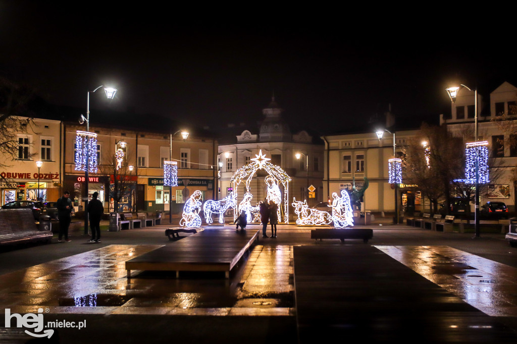 Świąteczne iluminacje na ulicach Mielca