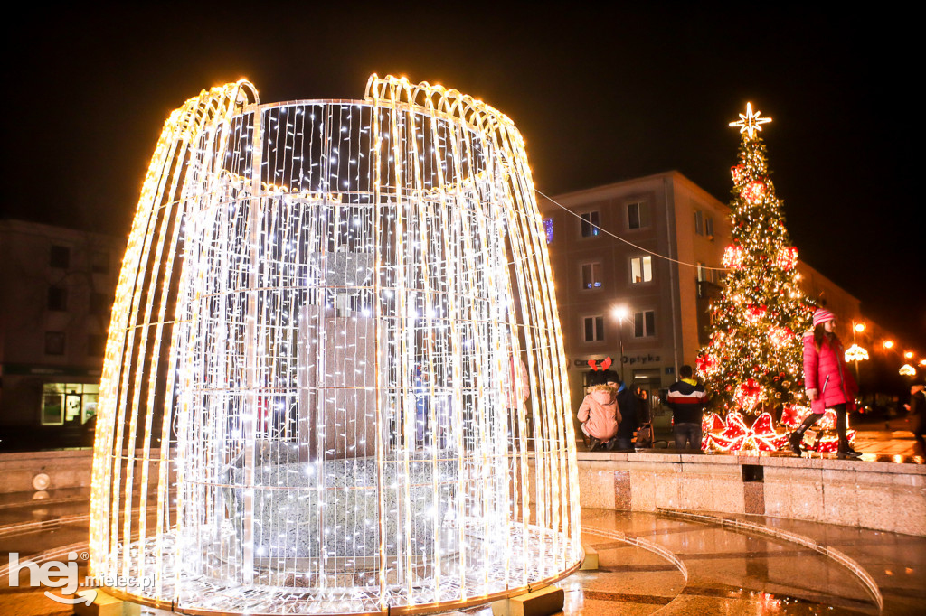 Świąteczne iluminacje na ulicach Mielca