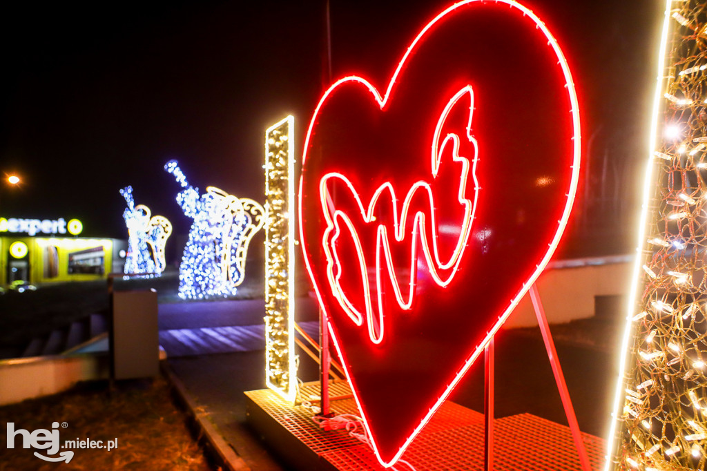Świąteczne iluminacje na ulicach Mielca