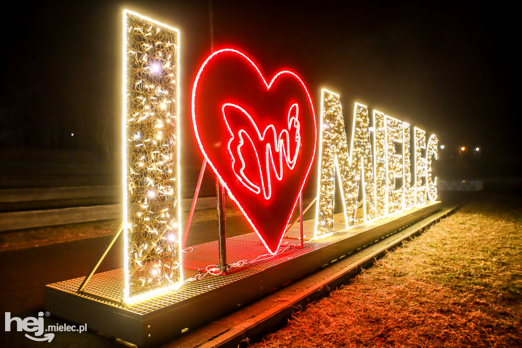 Świąteczne iluminacje na ulicach Mielca