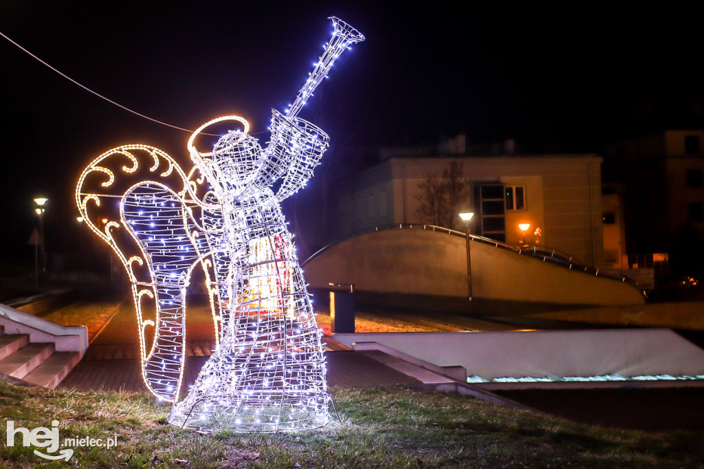 Świąteczne iluminacje na ulicach Mielca
