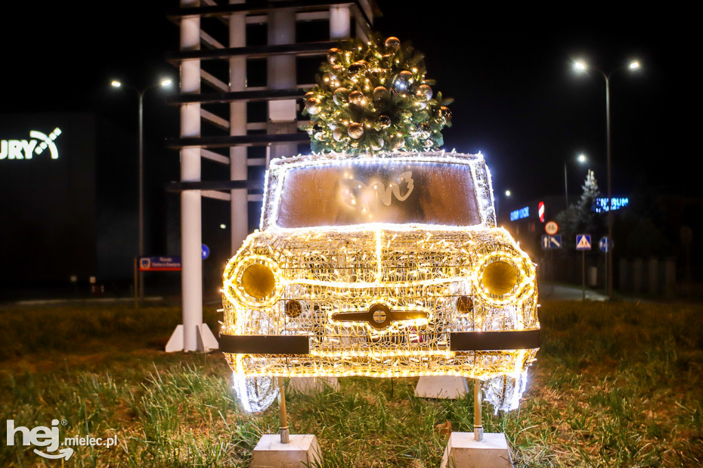 Świąteczne iluminacje na ulicach Mielca
