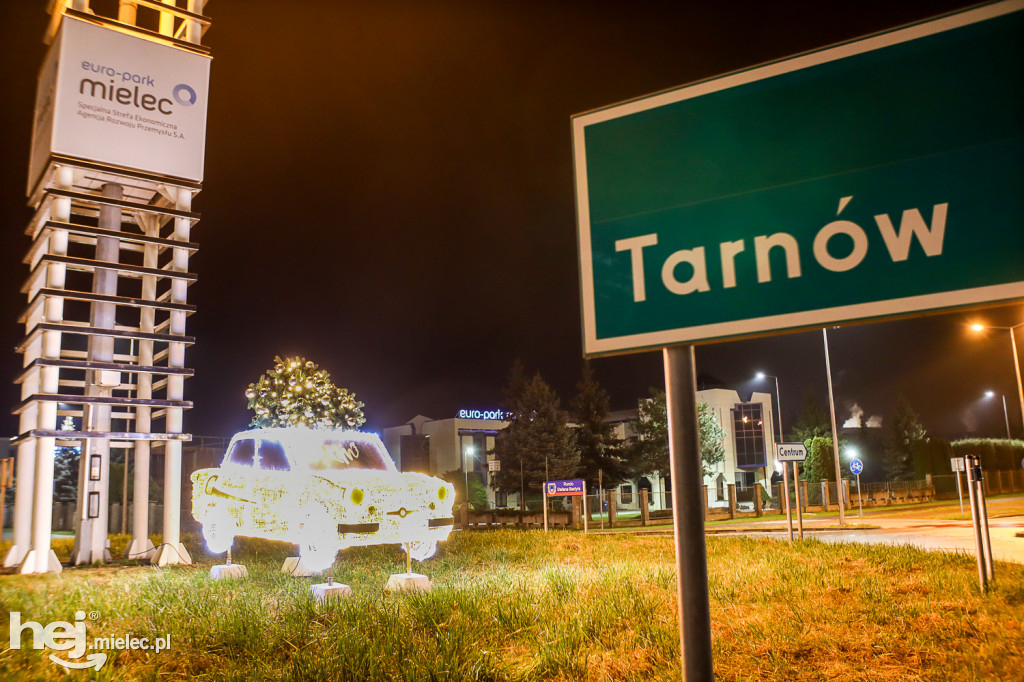 Świąteczne iluminacje na ulicach Mielca