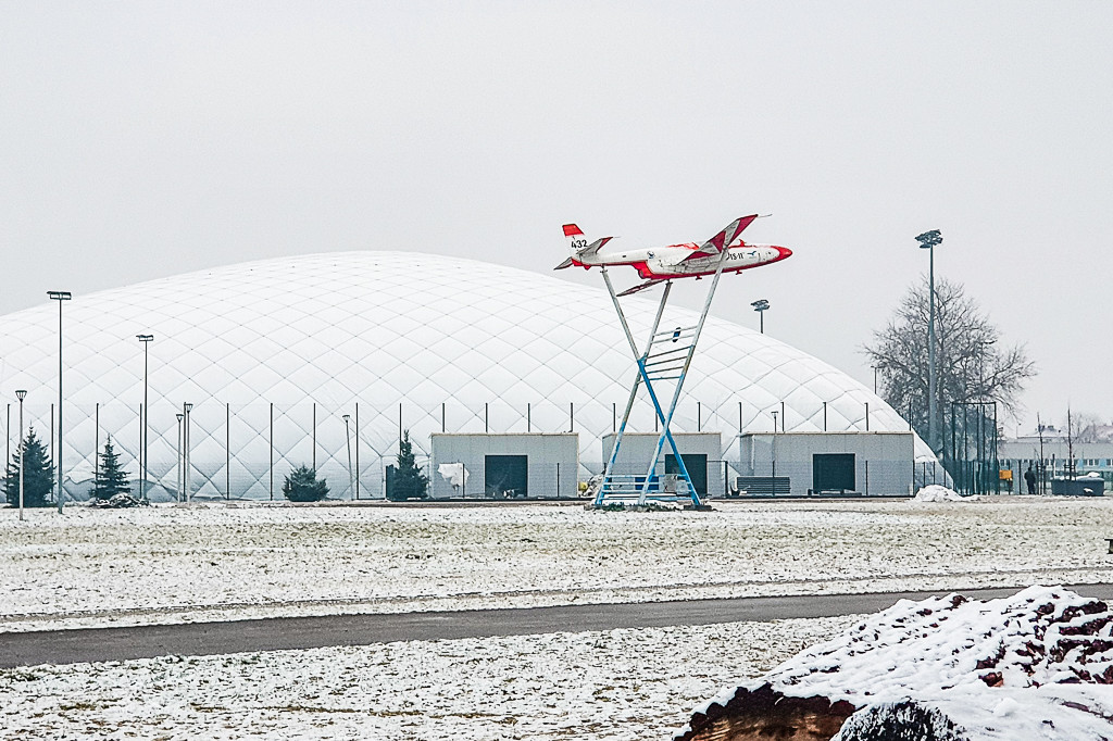 Wielki balon pojawił się na błoniach