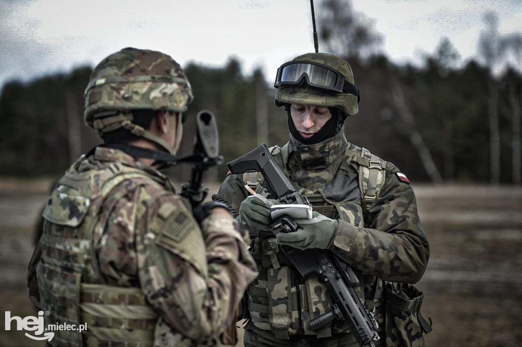 Wojska polskie i USA we wspólnych manewrach