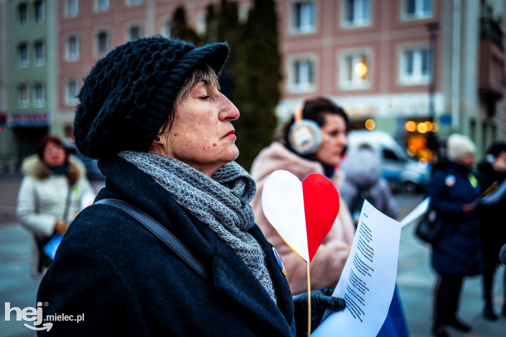 Solidarni z Ukrainą. Pikieta w Mielcu