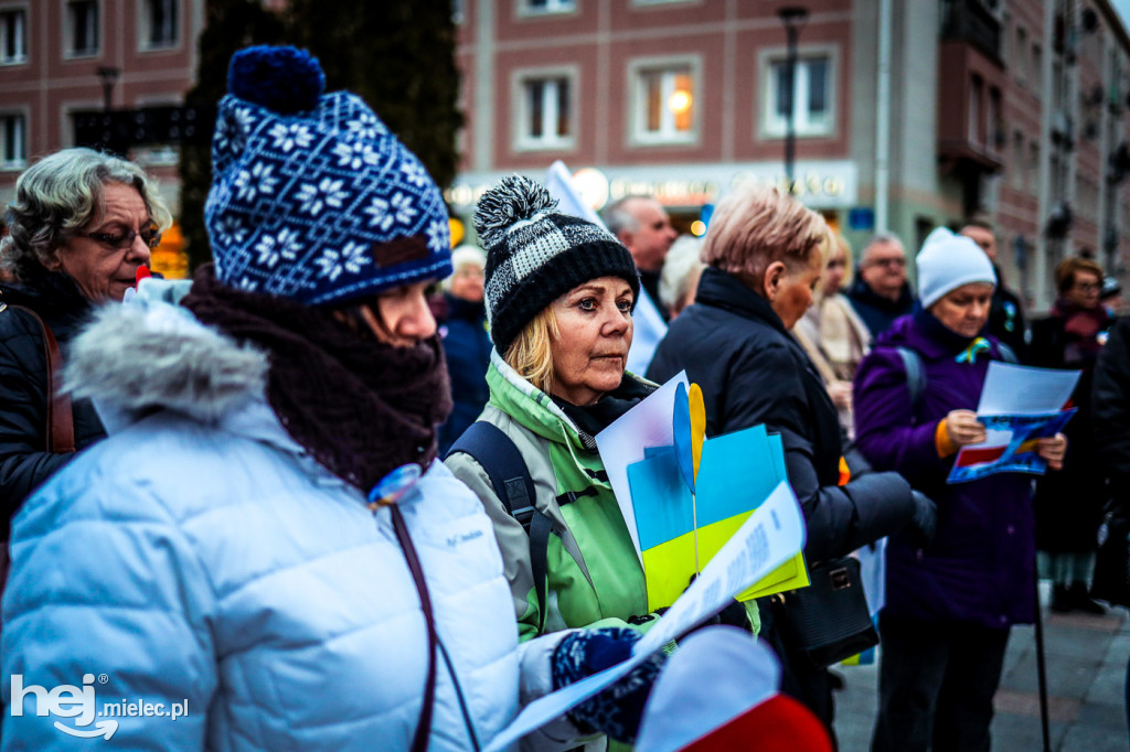 Solidarni z Ukrainą. Pikieta w Mielcu