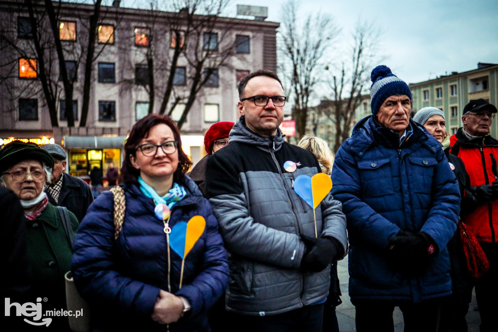 Solidarni z Ukrainą. Pikieta w Mielcu