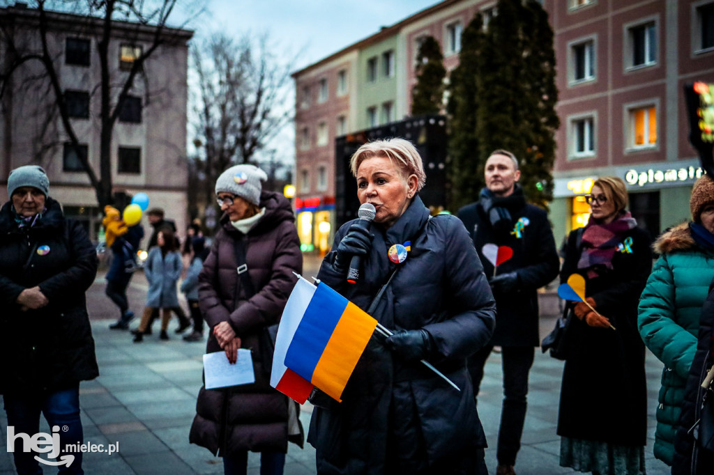 Solidarni z Ukrainą. Pikieta w Mielcu