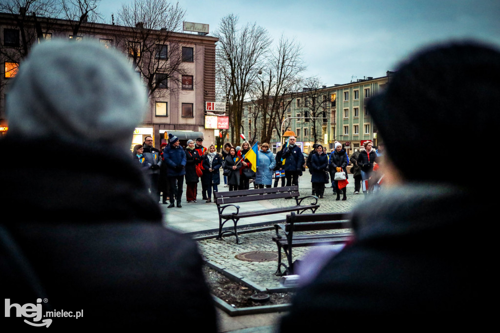 Solidarni z Ukrainą. Pikieta w Mielcu