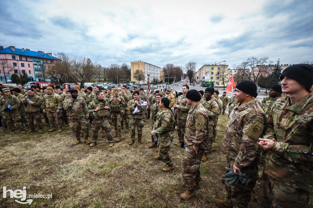 X Bieg Tropem Wilczym z żołnierzami USA
