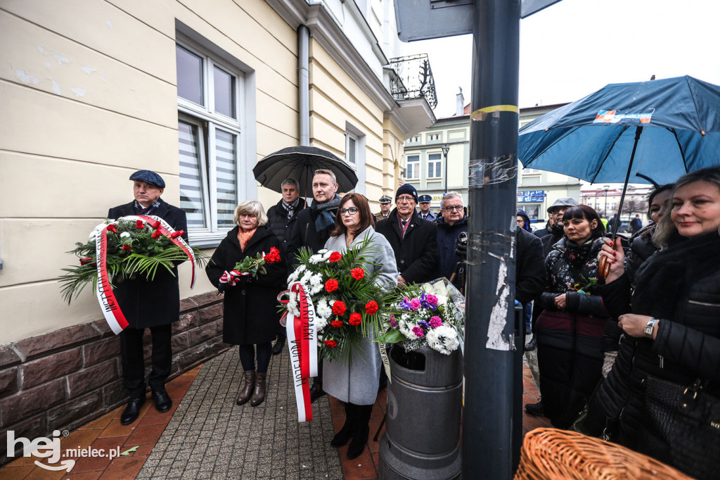 Odsłonięcie tablicy w 80. rocznicę Akcji Reinhardt