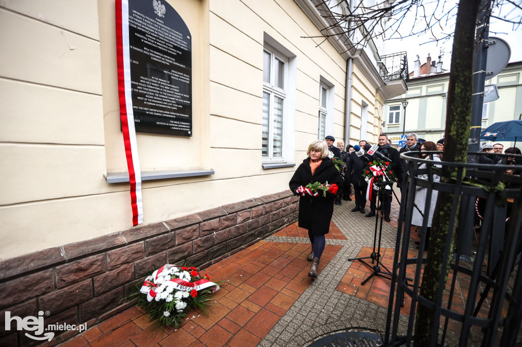 Odsłonięcie tablicy w 80. rocznicę Akcji Reinhardt