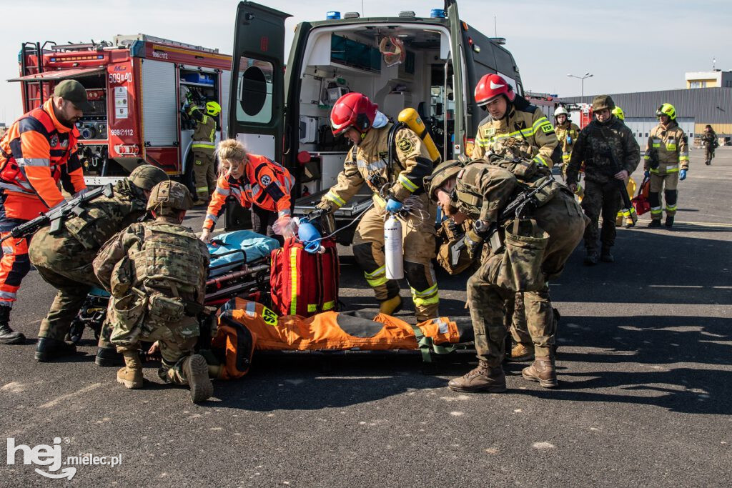 Wojsko USA i polskie służby ćwiczyły na lotnisku