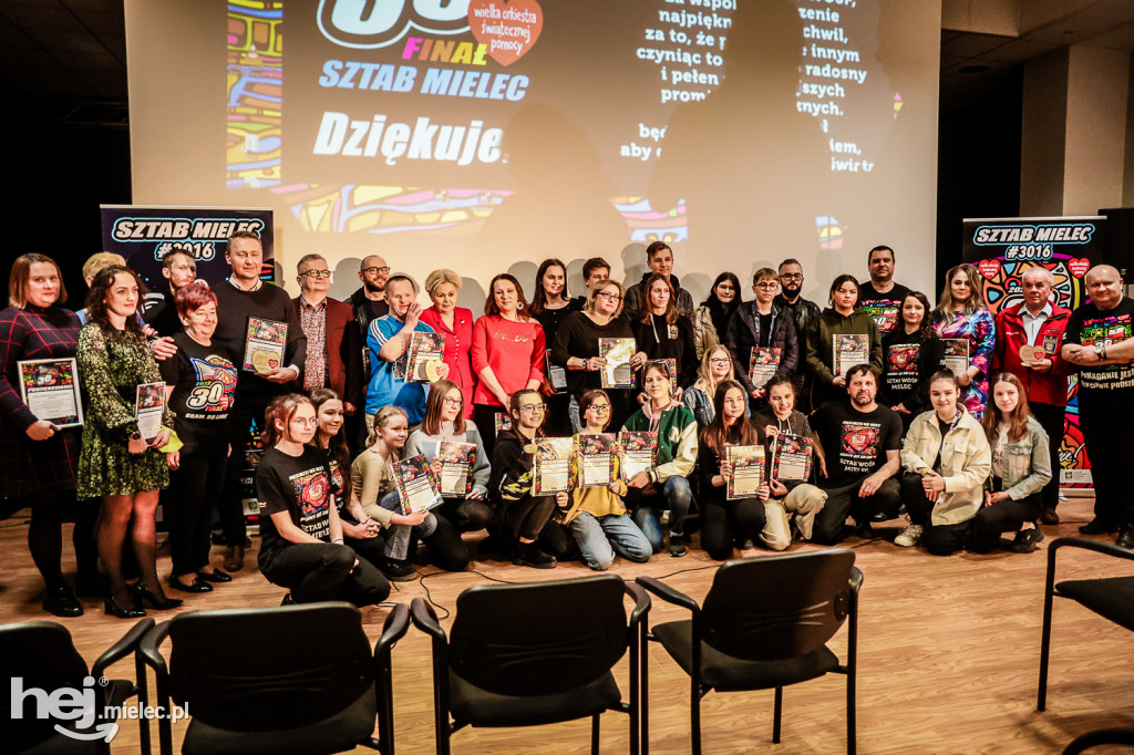 Sztab WOŚP Mielec podziękował za 30. Finał
