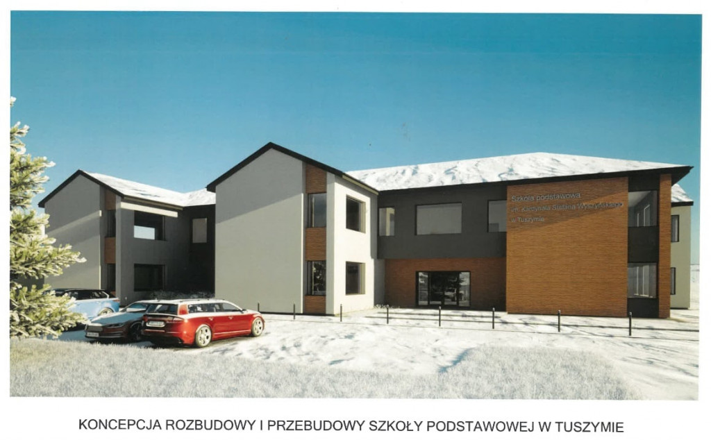 Plany rozbudowy szkoły podstawowej w Tuszymie