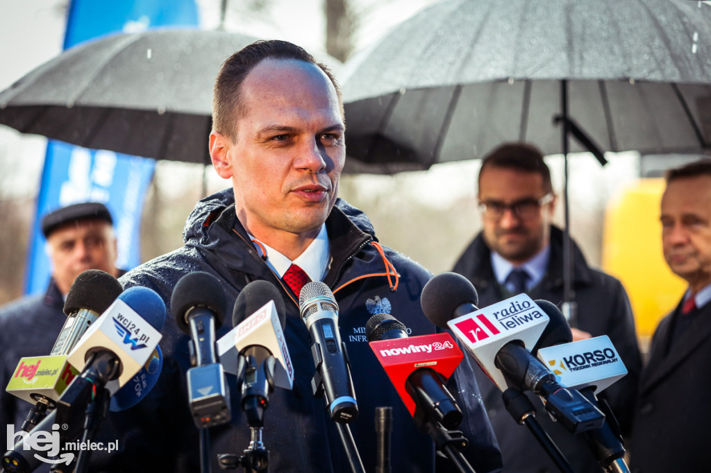 Konferencja prasowa przy L25 Mielec - Padew Narodowa