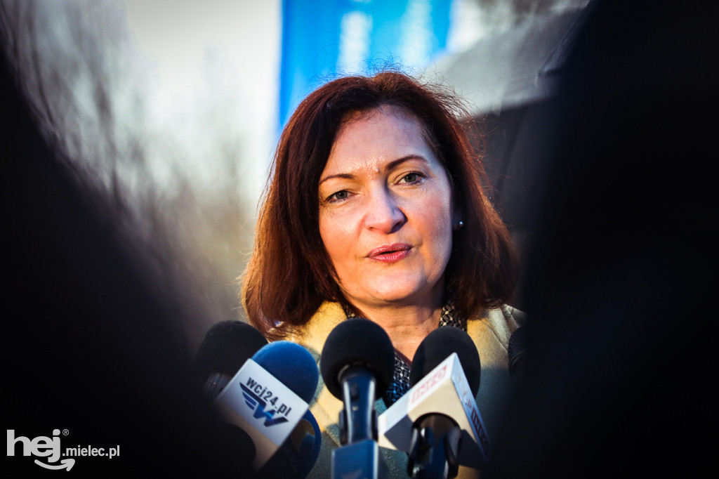 Konferencja prasowa przy L25 Mielec - Padew Narodowa