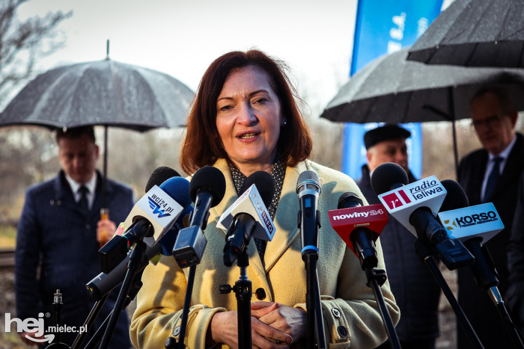 Konferencja prasowa przy L25 Mielec - Padew Narodowa