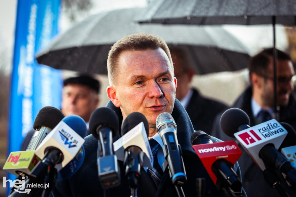 Konferencja prasowa przy L25 Mielec - Padew Narodowa